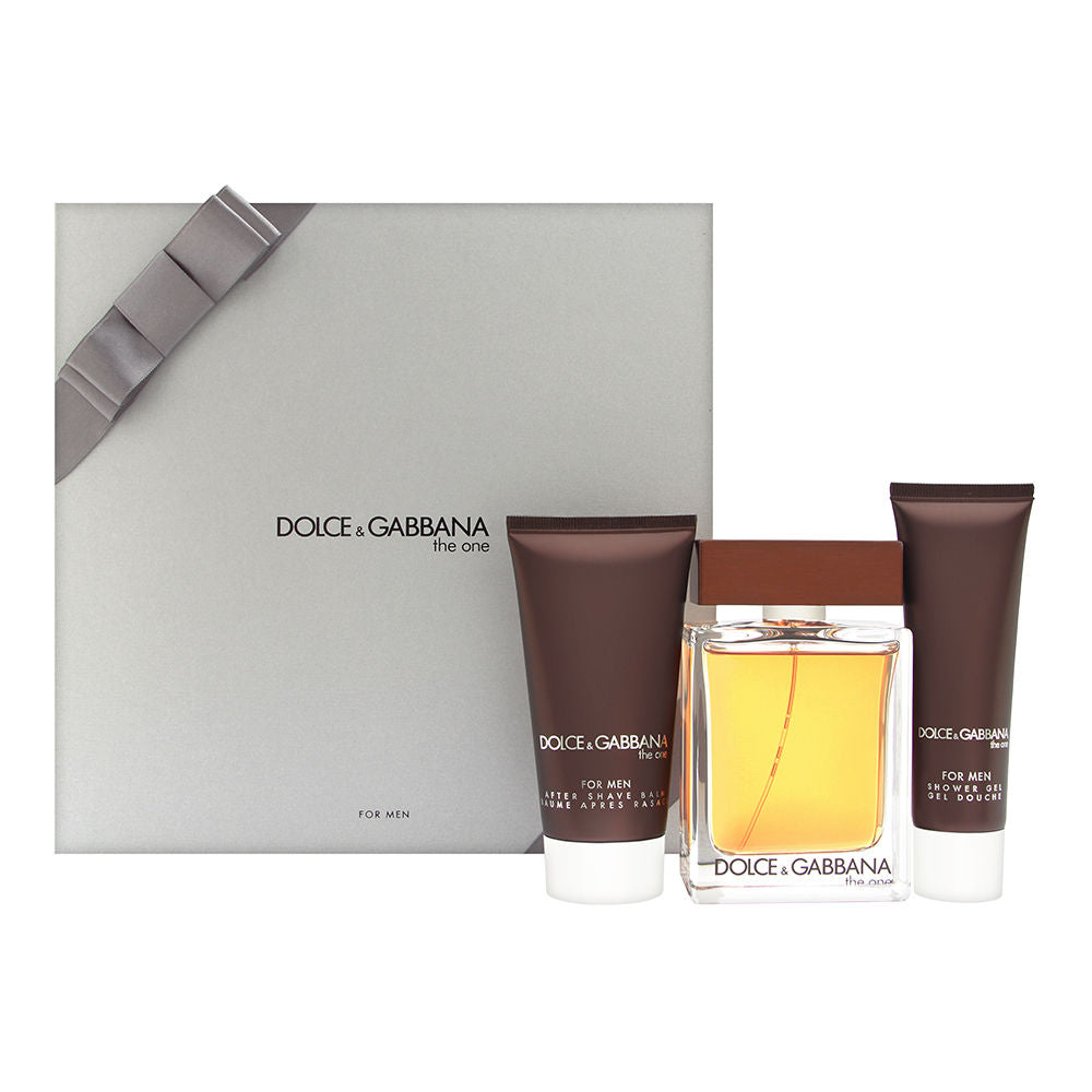 Dolce & Gabbana The One 3 Piece Gift Set by Dolce & Gabbana for Men