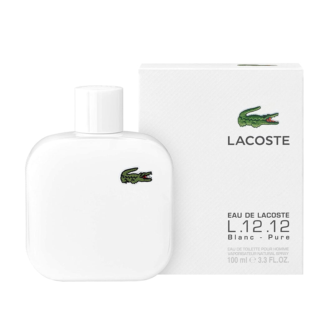 Lacoste Eau De Lacoste L.12.12 Blanc Pure by Lacoste for Men